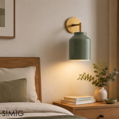 Hanton Moderne, minimalistische Wandleuchte aus Messing und Glas – feuchtigkeitsbeständig für Badezimmer T173