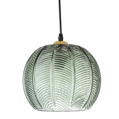 Green Glass Pendant Lamp