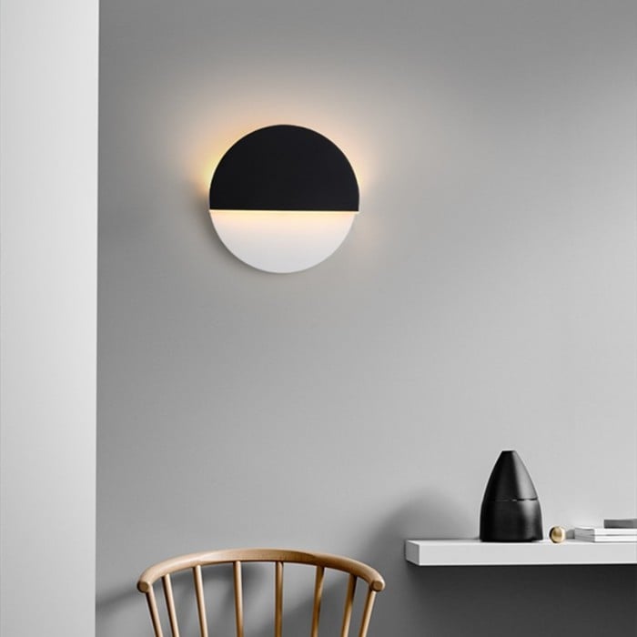 Creatieve Eclipse draaibare wandlamp