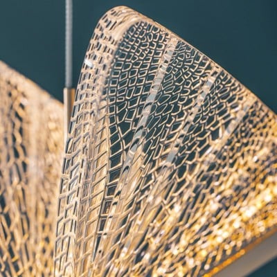 Lampe à suspension LED papillon