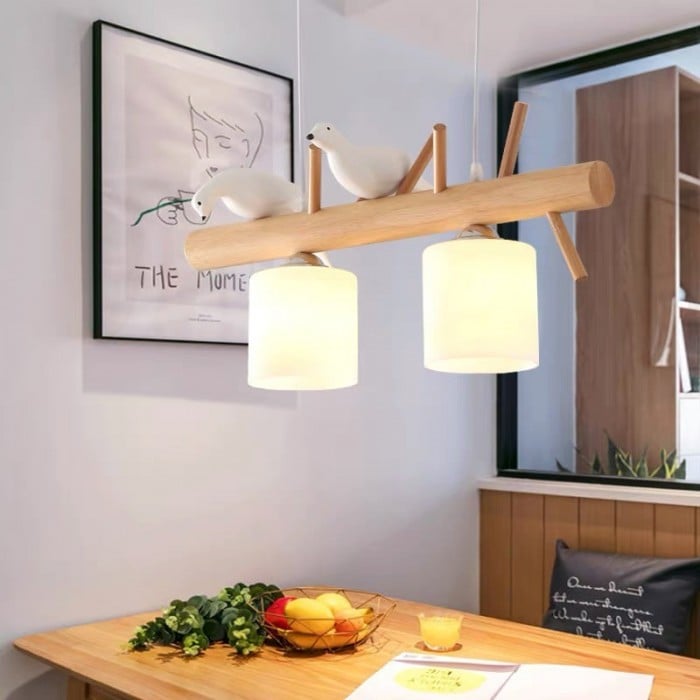 BIRDY Wooden Pendant Light