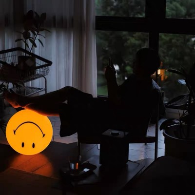 Smiley-Lampe