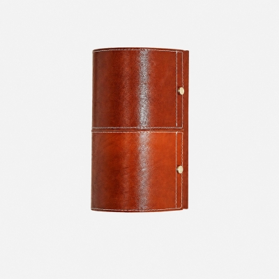 Applique da parete con rivestimento in pelle, modello T2581