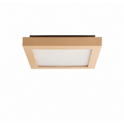 Plafoniera quadrata color crema T3034
