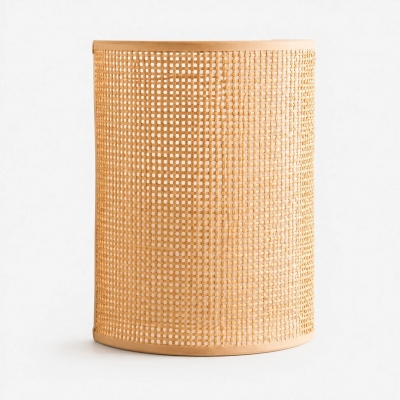 Japanse rotan wandlamp T3216