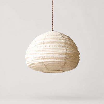 Natuurlijke linnen Wabi-Sabi hanglamp T3093