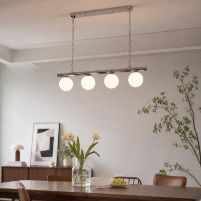 Bauhaus-Glas-Esszimmer-Kronleuchter T3015