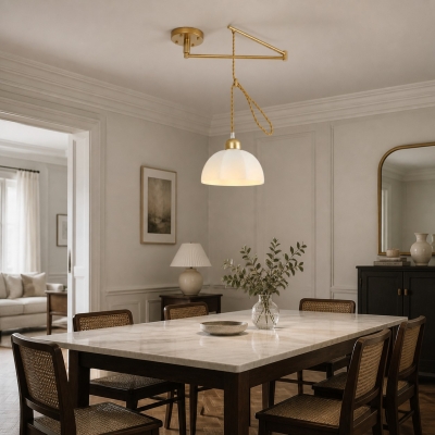 Modern Adjustable Swing Arm Pendant Light T2904