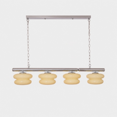 Bauhaus-Glas-Esszimmer-Kronleuchter T3015