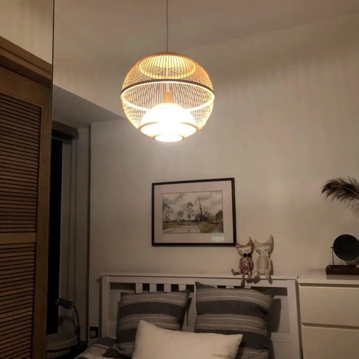 Trädgårdsarbete Wabi-sabi Retro taklampa