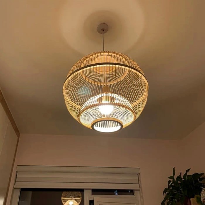 Trädgårdsarbete Wabi-sabi Retro taklampa