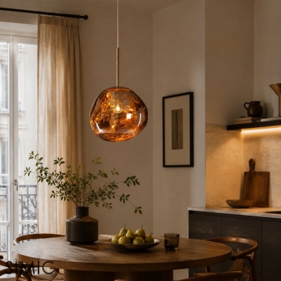 Dynamiczna lampa wisząca do salonu S208