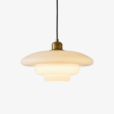 Mid-Century Mehrschicht Glas Pendelleuchte S93