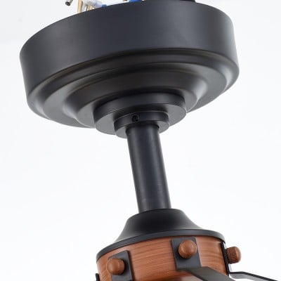 Lampadario con ventilatore da soffitto a candela