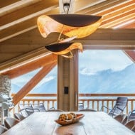 Lámpara colgante/plafón Lederam Manta S1