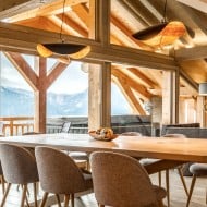 Lámpara colgante/plafón Lederam Manta S1