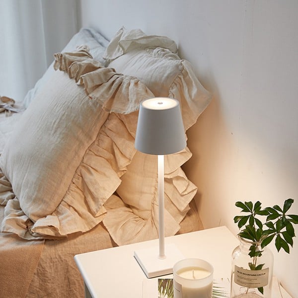 Signity® Lampe De Table Rechargeable - Lampe De Table Chambre Et Salon -  Lampe De