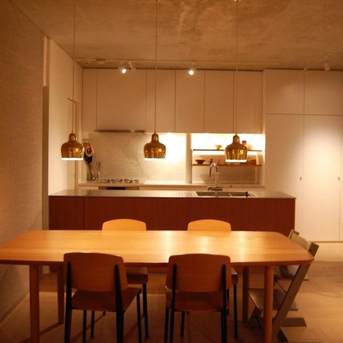 A330S 골든 벨 펜던트 램프