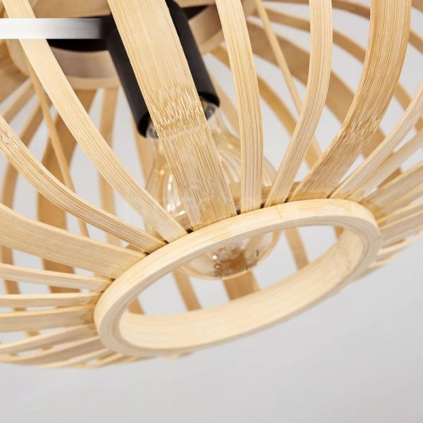 Bamboo Ceiling Light | Wooden Ceiling Light | Simig Lighting