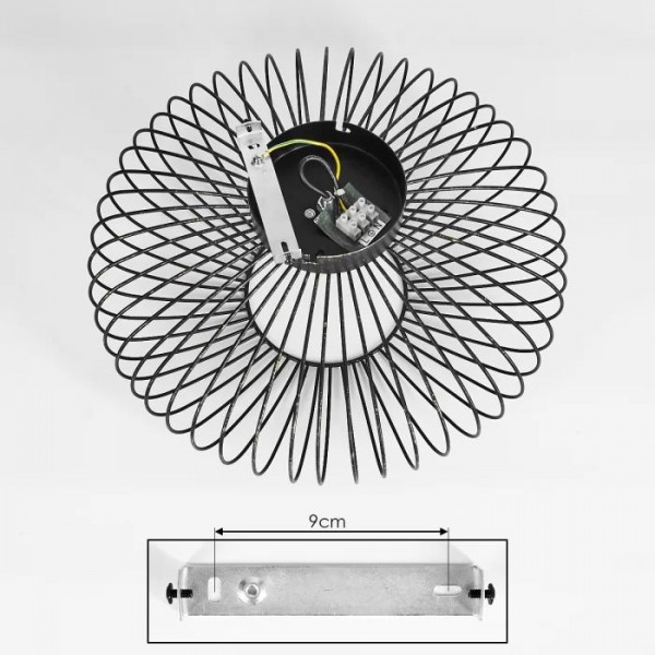 Wemude Ceiling Light Vintage Round Ceiling Lamp Simig Lighting