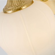 Bell Orchidee Kupfer Glas Wandleuchte für Schlafzimmer