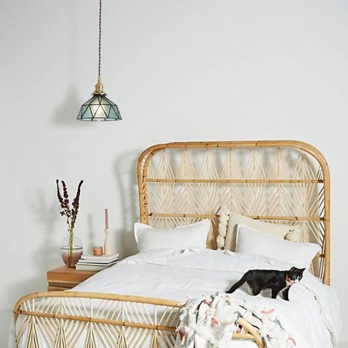 Retro Glass Bowl Pendant Lamp