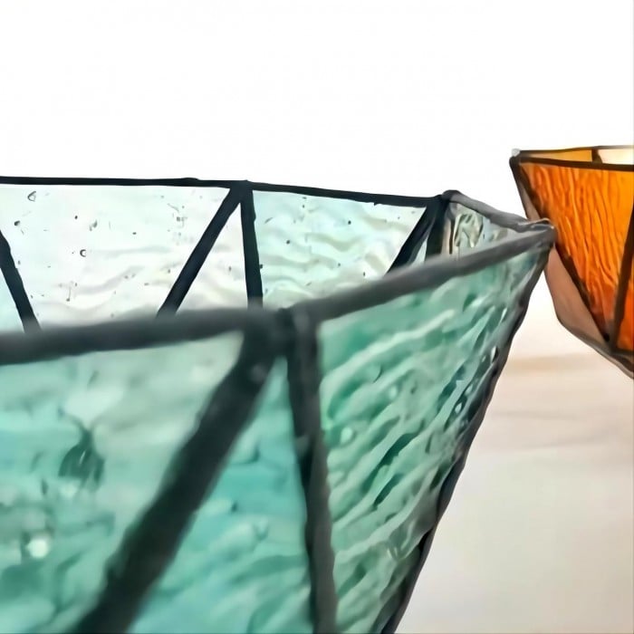 Retro Glass Bowl Pendant Lamp