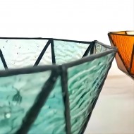 Retro Glass Bowl Pendant Lamp