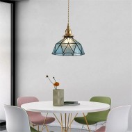 Retro Glass Bowl Pendant Lamp