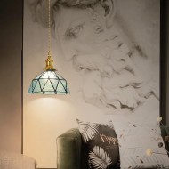 Retro Glass Bowl Pendant Lamp