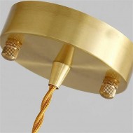 Retro Glass Bowl Pendant Lamp