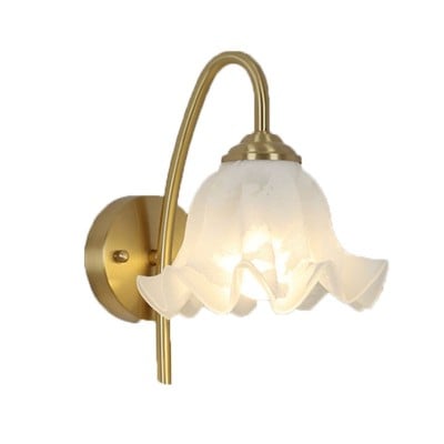 Pastoral Flowers Cream Wind Wall Lamp