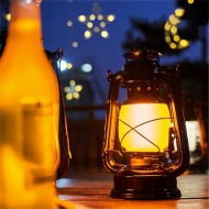 Dobíjecí Přenosná Retro Kempingová Lampa S01