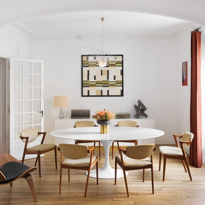 Lampe suspendue moderne en forme de chapeau de paille industriel S210