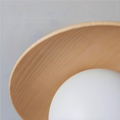 Rustikální Dřevěné Stropní Svítidlo S36