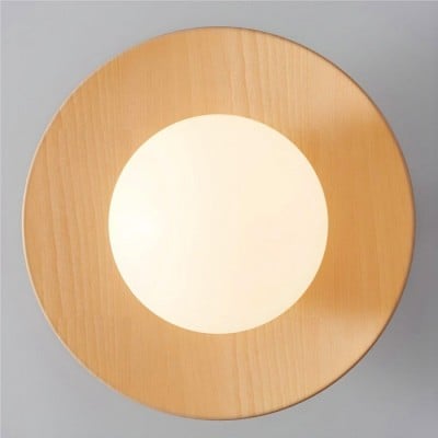 Rustikální Dřevěné Stropní Svítidlo S36