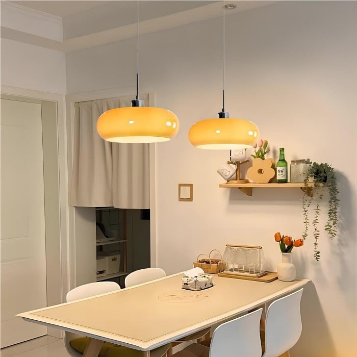 Nordic Bauhaus Glass Pendant Lamp S47