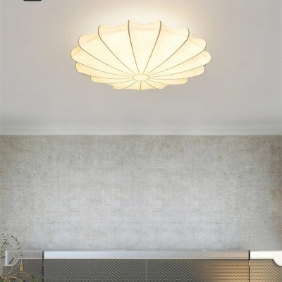 Hedvábná Stropní Lampa Wabi-Sabi v Japonském Stylu S52