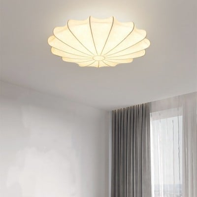 Hedvábná Stropní Lampa Wabi-Sabi v Japonském Stylu S52