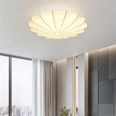 Hedvábná Stropní Lampa Wabi-Sabi v Japonském Stylu S52