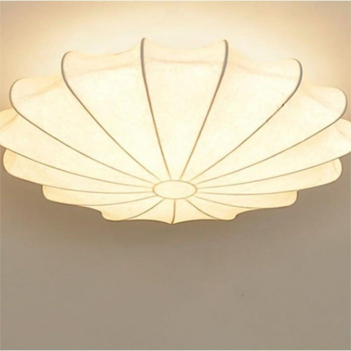 Hedvábná Stropní Lampa Wabi-Sabi v Japonském Stylu S52