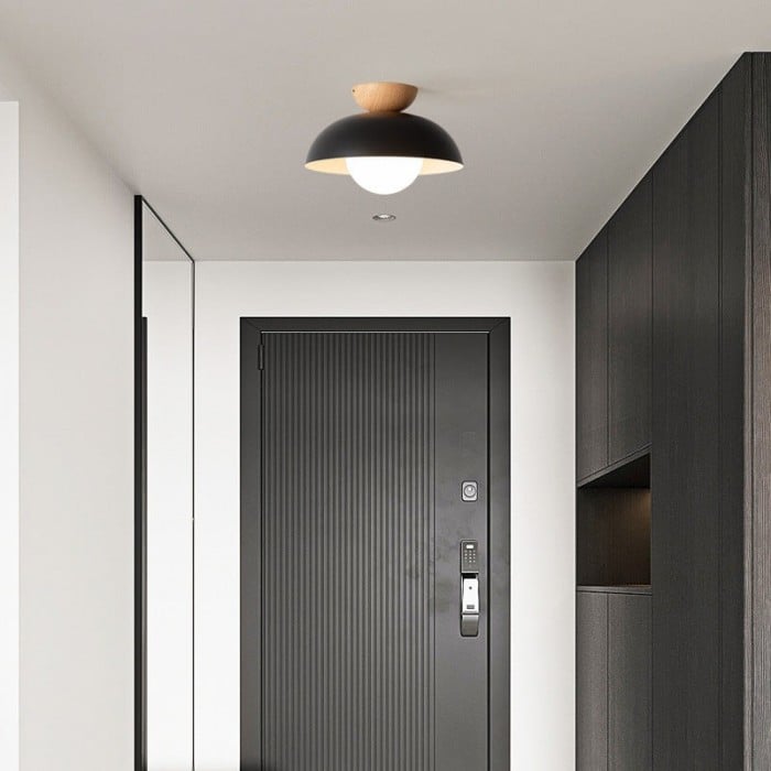 Minimalist Nordic Semi Ceiling Light S81