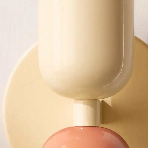 Aplique de pared Macaron de dos cabezales arriba y abajo S94