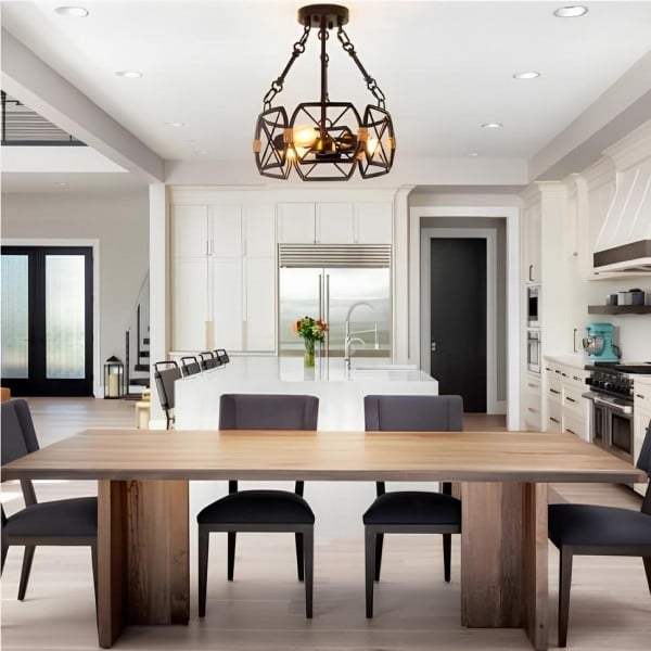 Retro Industrial Style Metal Ceiling Lamp S124