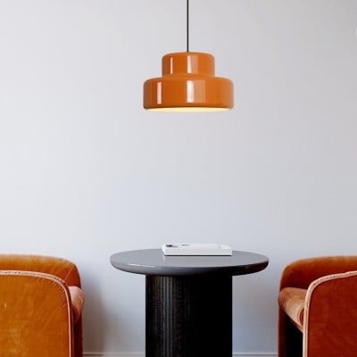 Severské Oranžové Kulaté Závěsné Svítidlo S154