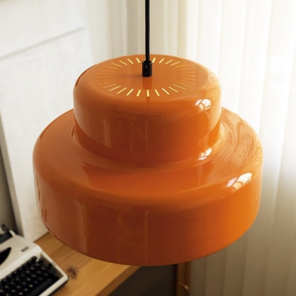 Nordic Orange Round Pendant Light S154 | Pendant Lights | Simig Lighting