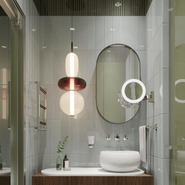 Nowoczesna Lampa Wisząca z Kandyzowanego Szkła S165