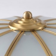 Szklana Wpuszczana Lampa Sufitowa W Kształcie Kwiatu S166