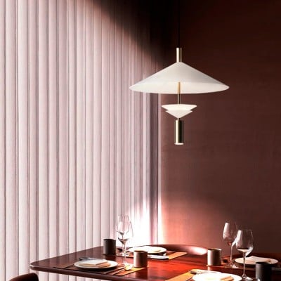 Lampe Suspendue Nordique Créative en Forme de Chapeau S168