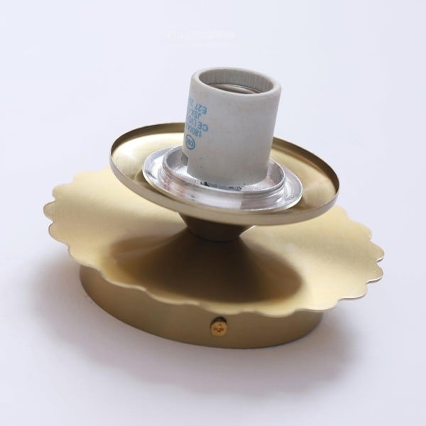 Kulista Szklana Lampa ścienna Bauhaus S176